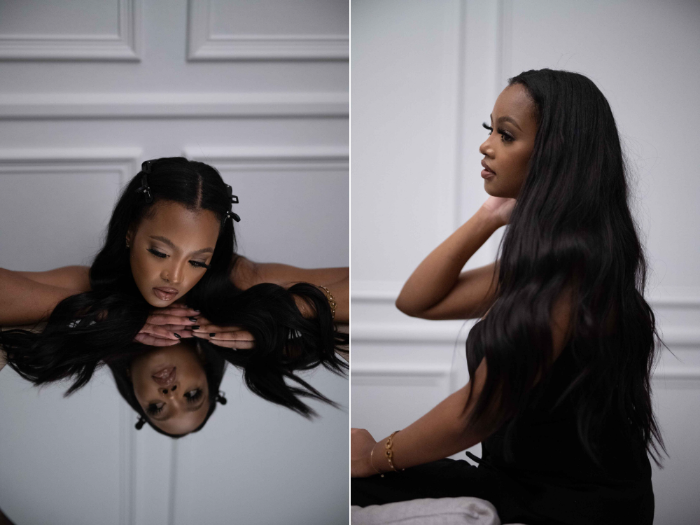 sinqobile tusani, woman with sew-in weave, sew-in weaves, weaves, weave, hair, hair styling, brutal fruit, the suite, the suite edit