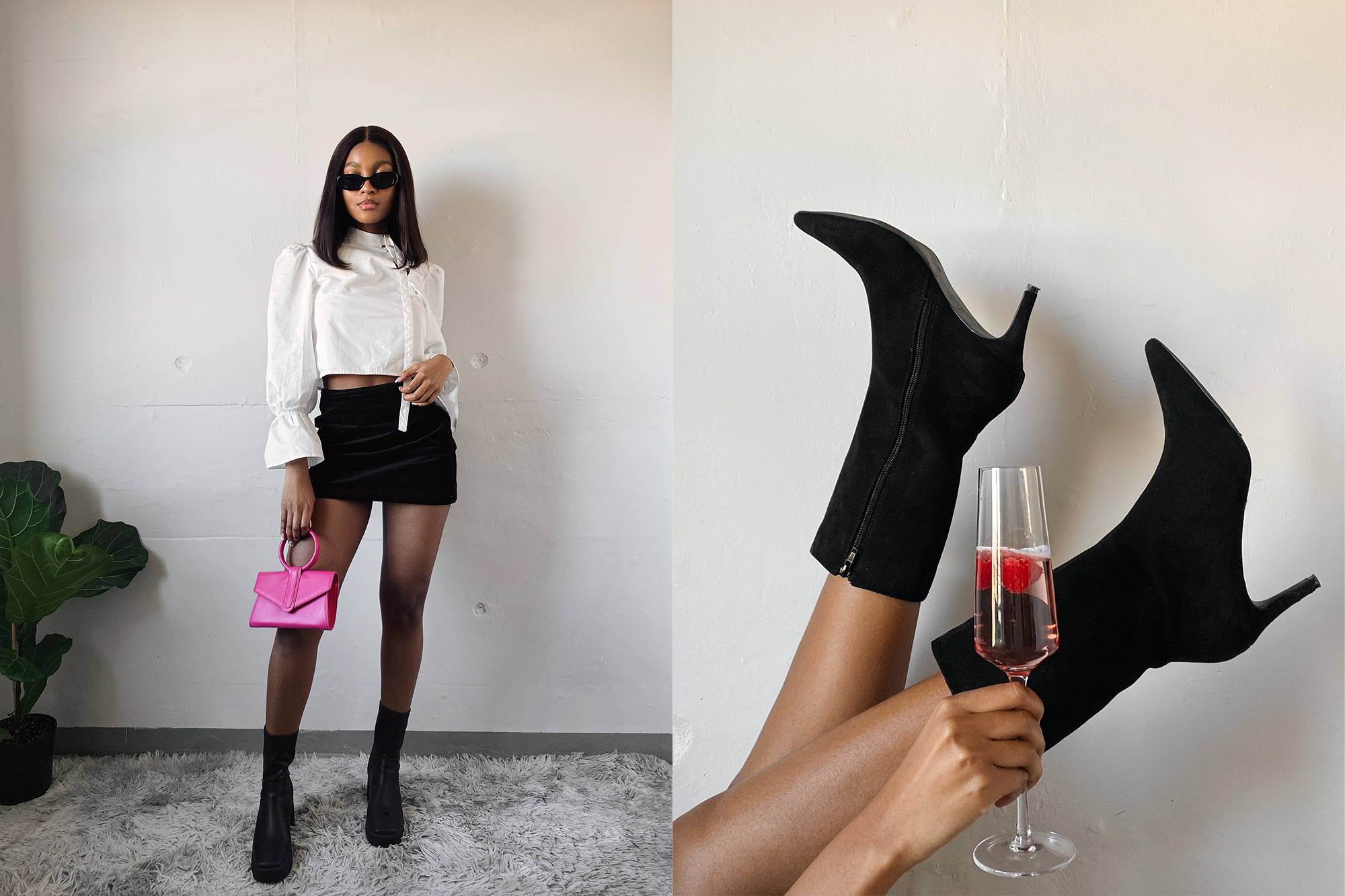 sleek pointed black heeled boots, winter boot trends, boot trends, fashion, style, the suite, the suite edit, brutal fruit